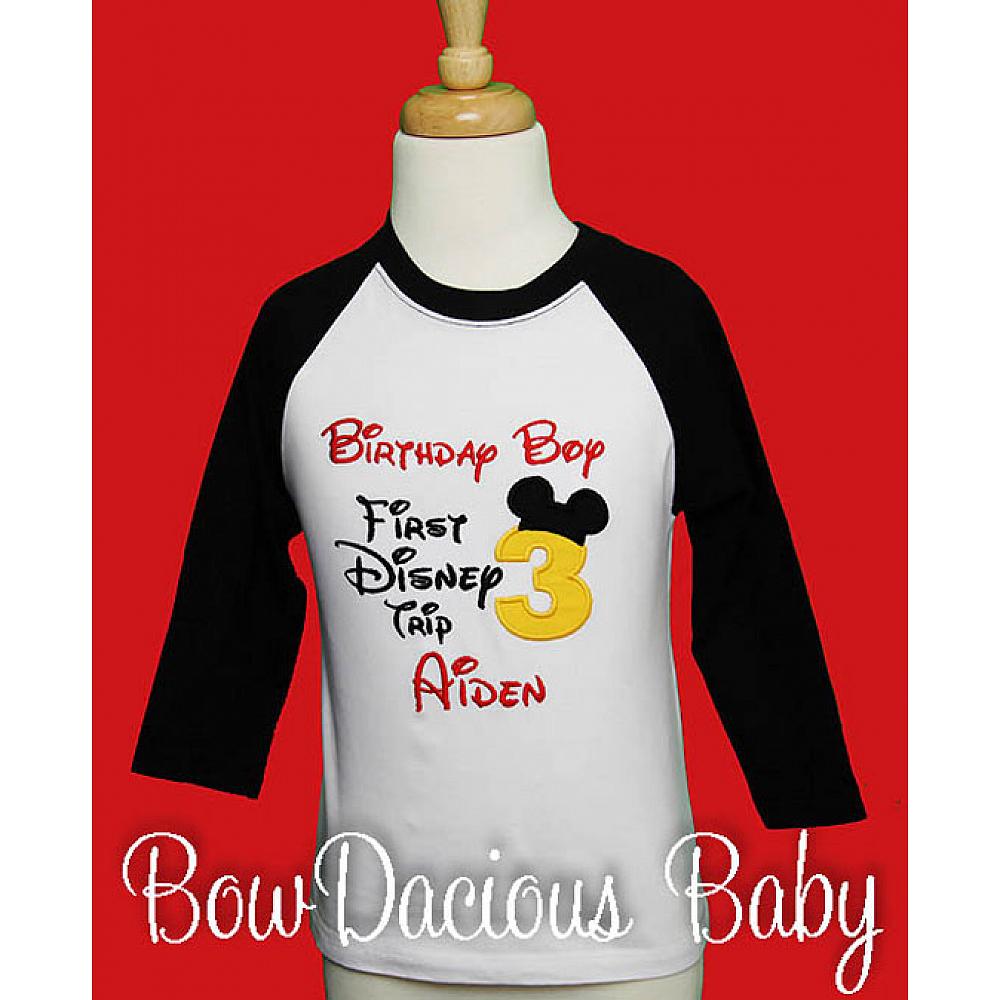 My First Trip to Disney GLITTER Shirt or Bodysuit infant, Toddler