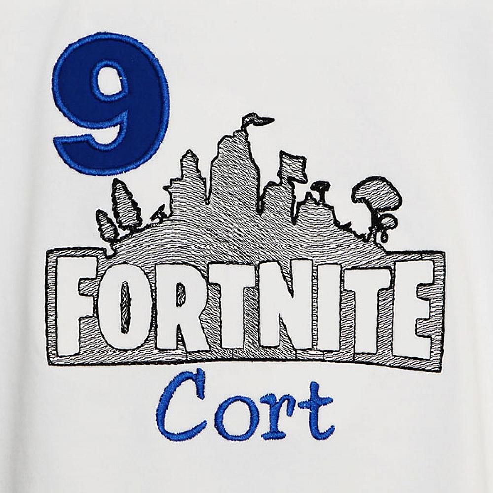 FORTNITE BOYS PERSONALISED BIRTHDAY T-SHIRT ANY NAME ANY NUMBER VARIOUS  DESIGNS