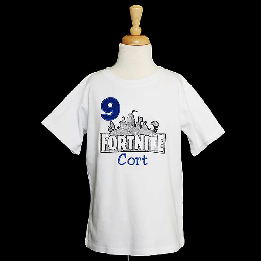 FORTNITE BOYS PERSONALISED BIRTHDAY T-SHIRT ANY NAME ANY NUMBER VARIOUS  DESIGNS