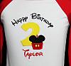 Birthday Boy Shirt with Number, Birthday Boy, Red Raglan, Custom, Shirt or Onesie