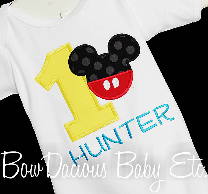 Mickey Mouse Birthday Onesie, Mickey Birthday Shirt, Mickey Mouse Birthday Disney Clothing, Cake Smash Outfit, Birthday Boy, Mickey Birthday Party