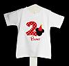 Birthday Hat and T-shirt - Personalized Mickey Mouse in Red, Yellow, Black, White - Mickey Mouse Clubhouse