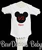 Mickey Mouse Half birthday Shirt or Onesie, Half birthday shirt, Half Birthday Bodysuit, Mickey Mouse