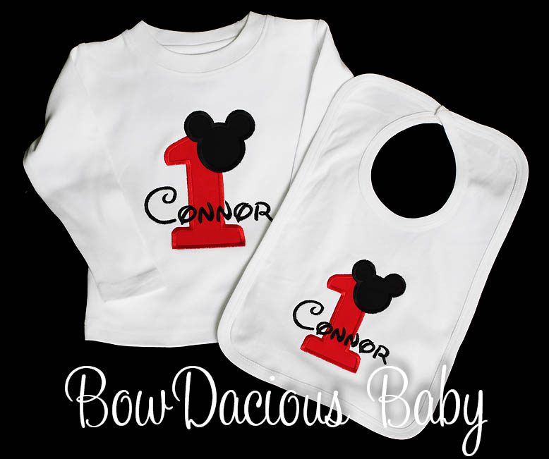 Mickey Mouse Birthday Boy Outfit