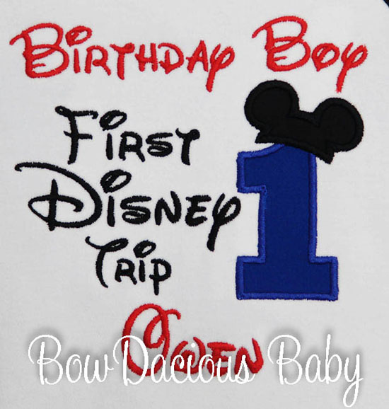 My 1st Disney Trip, Birthday Disney Trip, Personalized First Disney Trip Shirt or Onesie, Disneyland, Disneyworld, Disney Trip Shirt