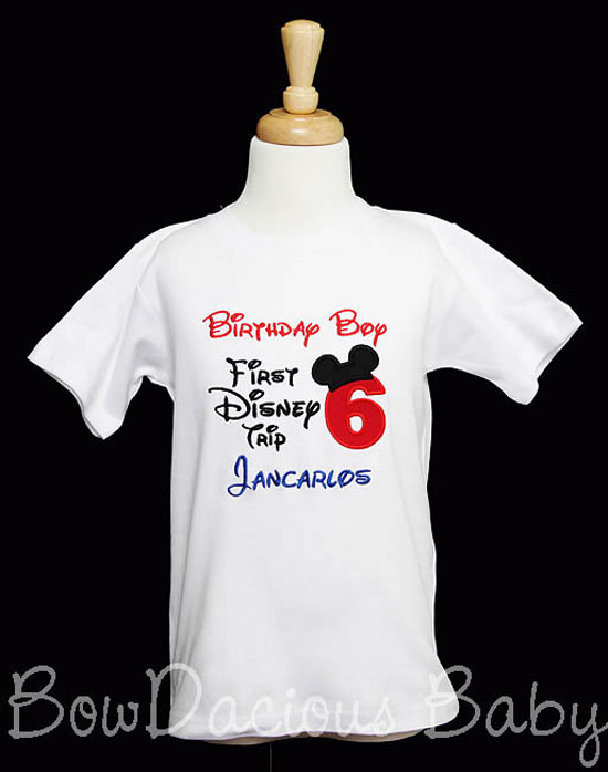 My First Disney Trip Shirt, Birthday Shirt, Disney Trip, 6th Birthday, Onsie