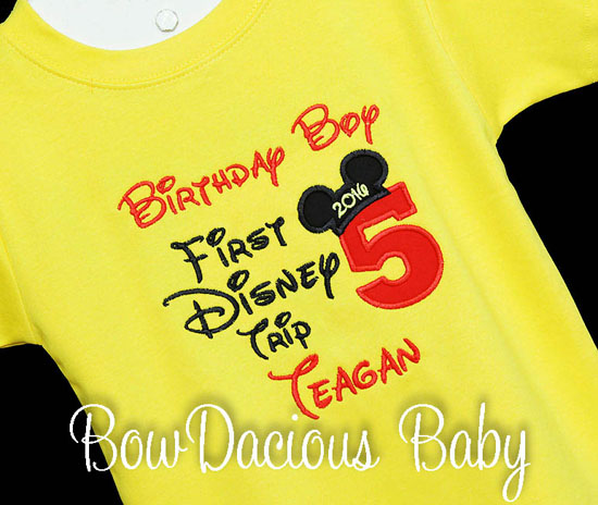 My First Disney Trip Shirt, Birthday Disney Trip