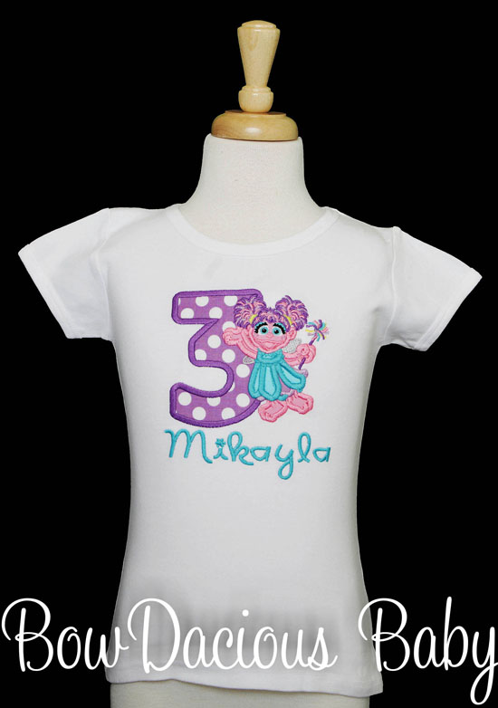 Abby Cadabby Birthday Shirt, Any Name and Age, Family Matching Shirts, Sesame Street Birthday Shirt, Custom