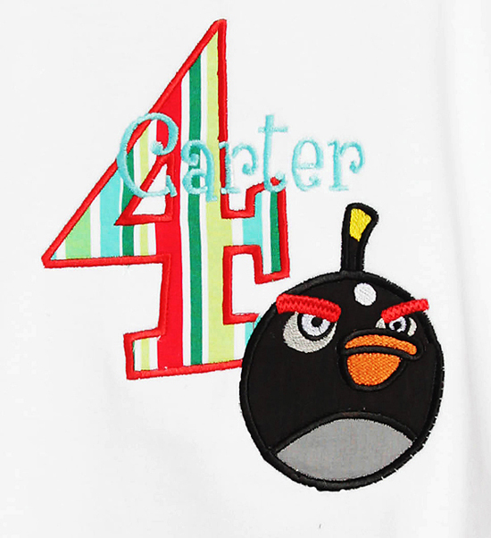 Angry Birds Birthday Shirt