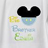 Mickey Mouse Birthday Shirt and Brother/Sister Shirt, Any Age, Custom
