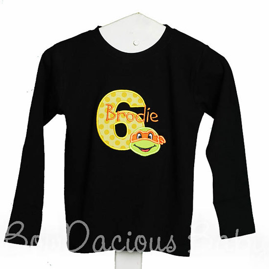 Ninja Turtle Birthday Shirt, Turtle Birthday Shirt, Custom