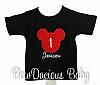Personalized Extra Large Mickey Mouse Head Birthday Shirt, Custom, Any Age, Any Colors