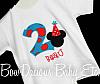 Party Hat Mickey Mouse Birthday Shirt or Onesie, Custom, Any Age, Any Colors