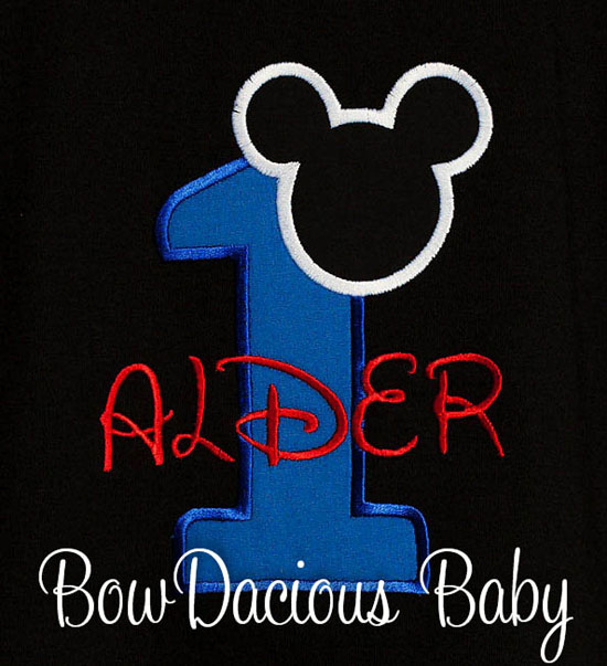 Mickey Mouse Shirt for Boys - Birthday Shirt