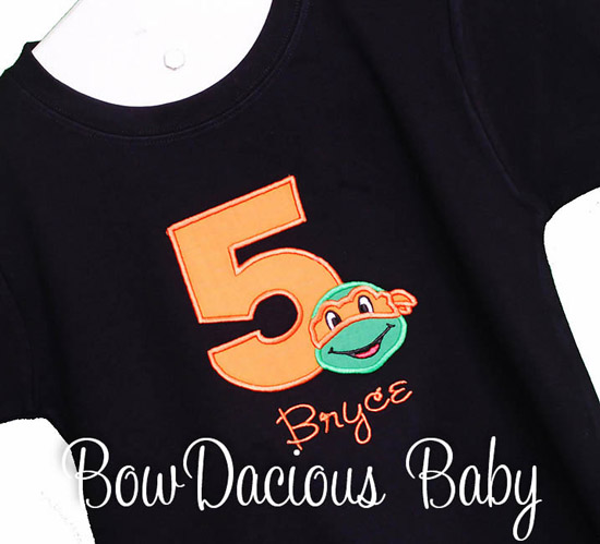 TMNT Personalized Birthday Shirt Custom Party Teenage Mutant Ninja Turtles