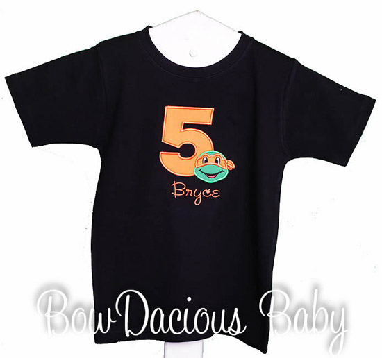 TMNT Personalized Birthday Shirt Custom Party Teenage Mutant Ninja Turtles