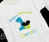 Cupcake Mickey Mouse Birthday Shirt or Onsie, Custom, Any Age, Any Colors, Personalized