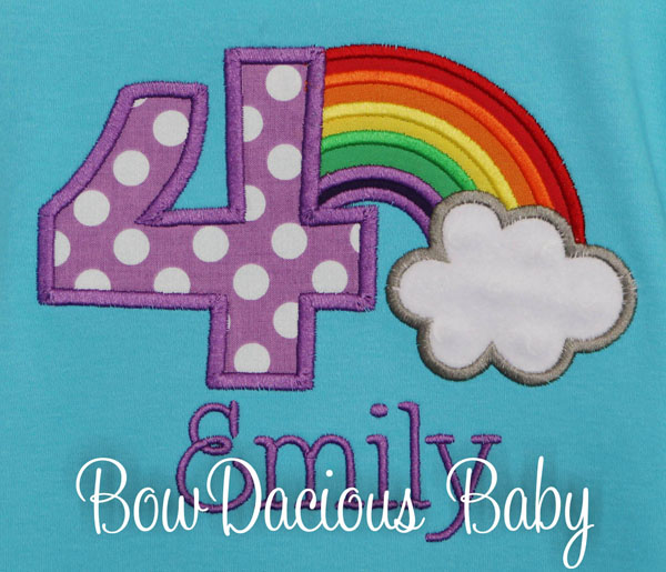 Rainbow Birthday Shirt, Rainbow Birthday Onesie, Birthday Girl Rainbows, Custom, ANY AGE, ANY COLORS