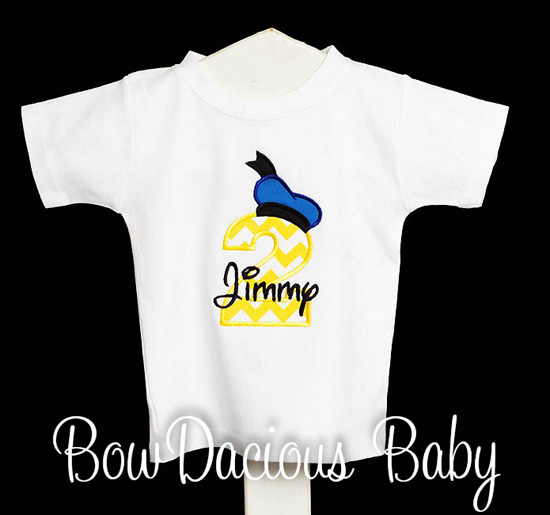Donald Duck Birthday Shirt or Onesie, Custom