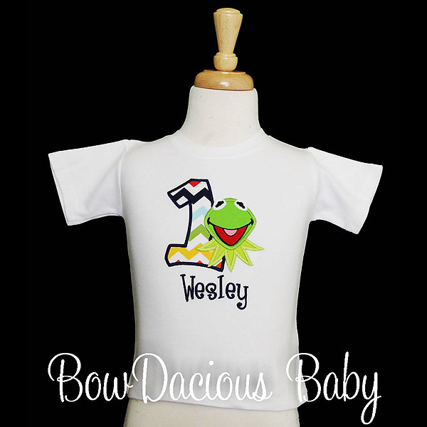 Kermit the Frog Birthday Shirt, Custom