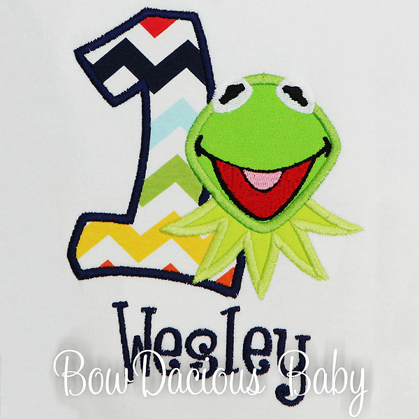 Kermit the Frog Birthday Shirt, Custom