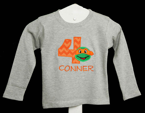 Ninja Turtle Birthday Shirt