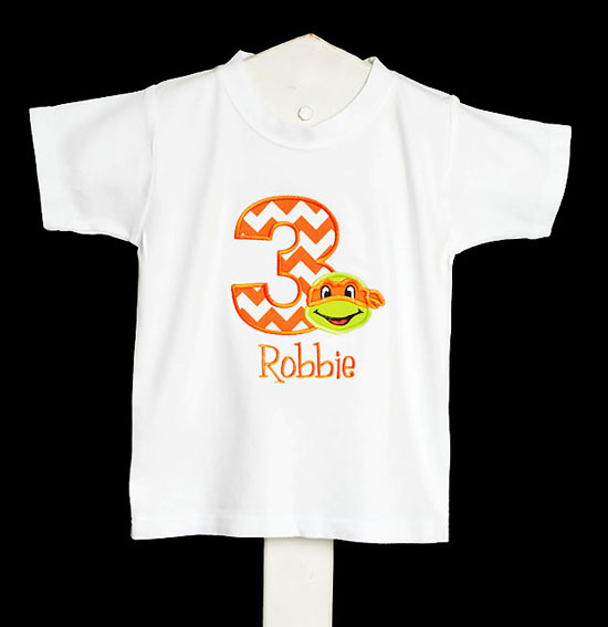 Ninja Turtle Birthday Shirt 3