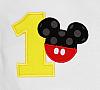 Mickey Mouse Birthday Bib, Custom