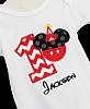 Infant/Toddler Boys 1st First Birthday Mickey Mouse Personalized 1 Shirt, Custom, Any Age, Long or Short Sleeves