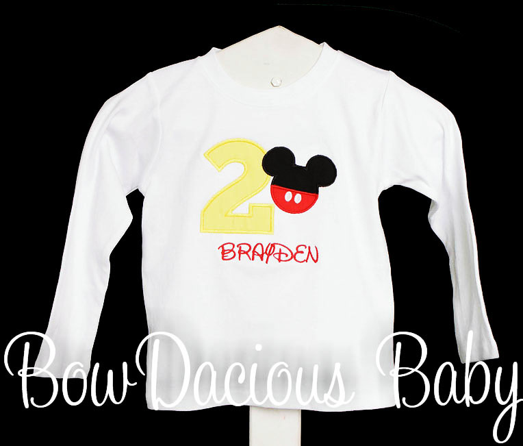 Mickey Mouse Birthday Shirt, Boys Outfit, Boys Shirt, Birthday Outfit, Birthday, Boys Birthday Shirt, Mickey Mouse, Toddler, Baby, Disney