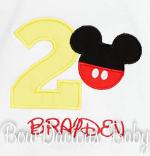 Mickey Mouse Birthday Shirt, Boys Outfit, Boys Shirt, Birthday Outfit, Birthday, Boys Birthday Shirt, Mickey Mouse, Toddler, Baby, Disney