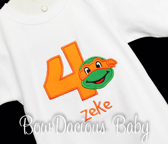 Ninja Turtle Birthday Shirt, Ninja Turtle Birthday Shirt, Custom Ninja Turtle Birthday Shirt