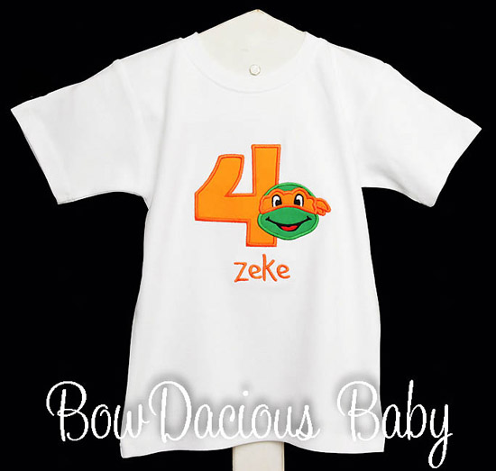 Ninja Turtle Birthday Shirt, Ninja Turtle Birthday Shirt, Custom Ninja Turtle Birthday Shirt