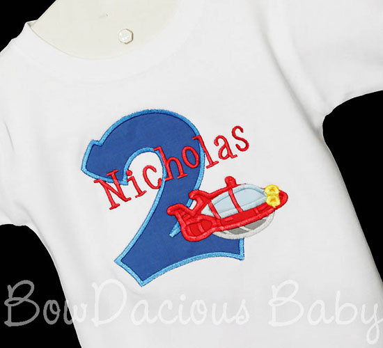 Little Einsteins Birthday Shirt, Rocket Birthday Shirt, Number, Monogrammed, Boys Birthday Shirt
