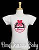 Girls Minnie Mouse Shirt, Personalized, Minnie's Shoes and Bow, Custom