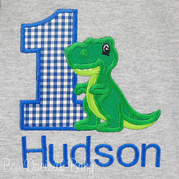 Boys T-Rex Birthday Shirt, Personalized T Rex 1st Birthday Shirt, Custom, Personalized