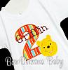 Winnie the Pooh Birthday Shirt or Onesie, Custom, Any Age, Any Colors
