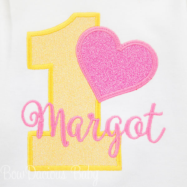 Heart Birthday Shirt, Personalized Heart Birthday Shirt, Any Age and Colors