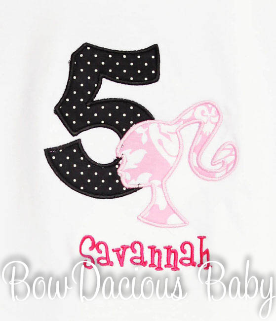 Barbie Birthday Shirt, 5th Birthday Shirt, Doll Party Shirt, Little Girl Birthday Shirt, Barbie Birthday Outfit, Barbie Shirt