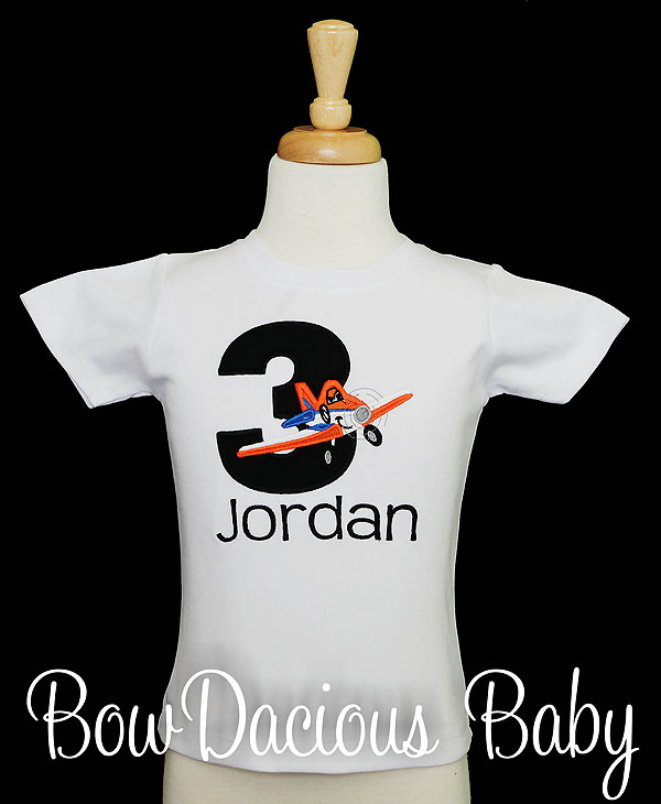 Dusty Planes Birthday Shirt, Custom, Personalized, Any Age