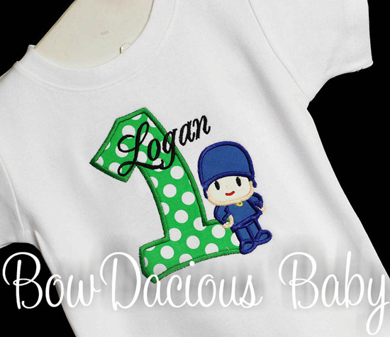 Custom Pocoyo Birthday Shirt or Onesie