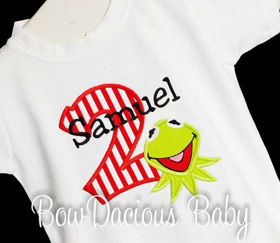 Kermit Birthday Shirt or Onesie, Any Age