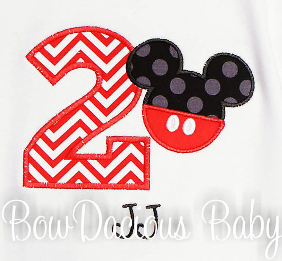 Mickey Birthday Shirt, Any Age