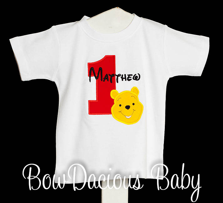 Pooh Birthday Shirt, Winnie the Pooh Birthday Shirt, Custom Winnie the Pooh Birthday Shirt