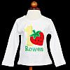 Strawberry Birthday Shirt, Custom, Any Age and Colors, Applique Embroidery