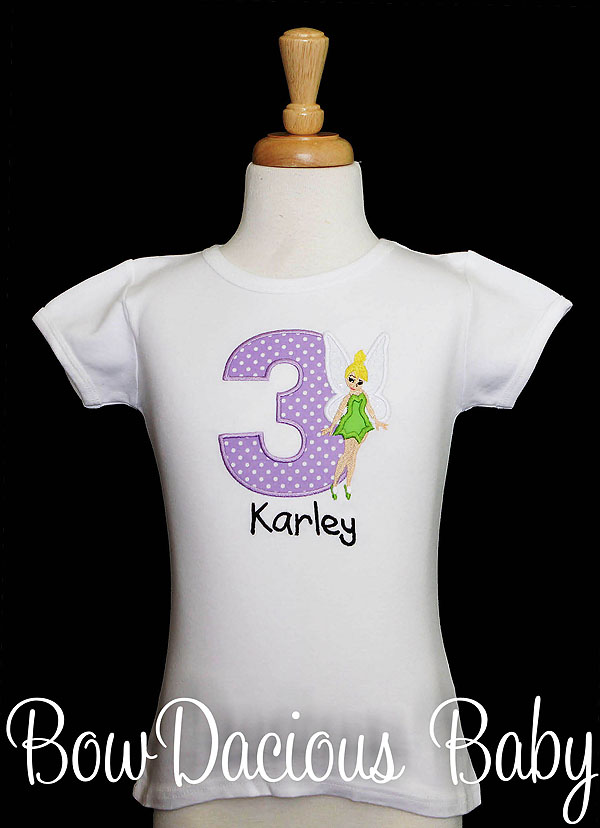 Tinkerbell Birthday Shirt, Custom, Personalized