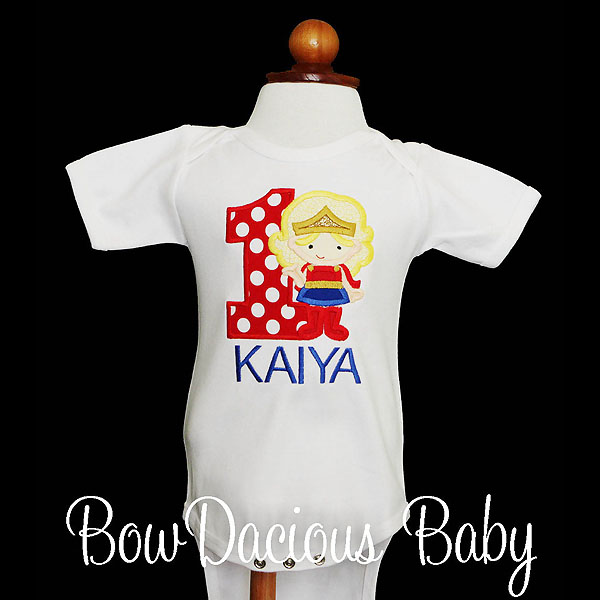 Wonder Woman Birthday Shirt, Girl Hero Birthday Shirt, Birthday Shirt, Wonder Woman Custom Shirt